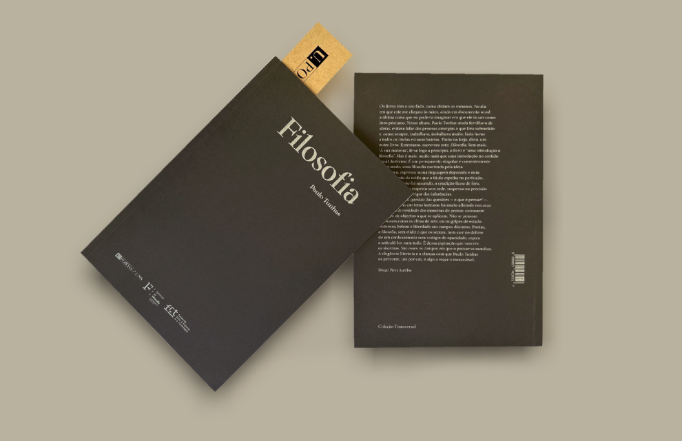 U.Porto Press e Instituto de Filosofia publicam FILOSOFIA, de Paulo Tunhas